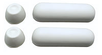 
                Toilet Seat Bumper Kit Stick On - WHITE
              