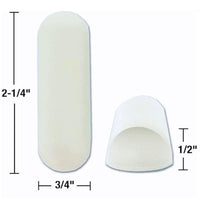 
                Toilet Seat Bumper Kit Stick On - WHITE
              
