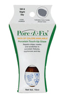 
                Porc-A-Fix offers a simple, affordable way to repair cracks, scratches and small chips in your porcelain bathroom & kitchen fixtures, appliances and tiles.  It can be used on ceramic, porcelain, cast iron, steel and much more. 
              