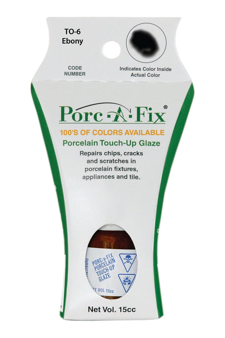 Porc-A-Fix offers a simple, affordable way to repair cracks, scratches and small chips in your porcelain bathroom & kitchen fixtures, appliances and tiles.  It can be used on ceramic, porcelain, cast iron, steel and much more. 