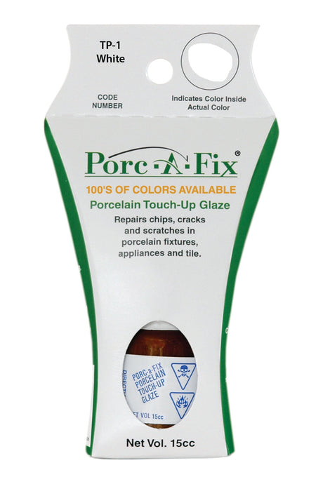 Porc-A-Fix offers a simple, affordable way to repair cracks, scratches and small chips in your porcelain bathroom & kitchen fixtures, appliances and tiles.  It can be used on ceramic, porcelain, cast iron, steel and much more. 