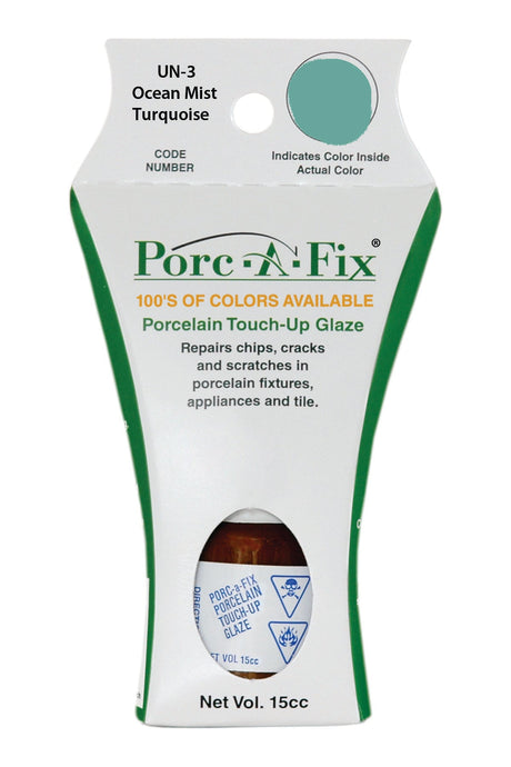 Porc-A-Fix offers a simple, affordable way to repair cracks, scratches and small chips in your porcelain bathroom & kitchen fixtures, appliances and tiles.  It can be used on ceramic, porcelain, cast iron, steel and much more. 