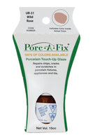 
                Porc-A-Fix offers a simple, affordable way to repair cracks, scratches and small chips in your porcelain bathroom & kitchen fixtures, appliances and tiles.  It can be used on ceramic, porcelain, cast iron, steel and much more. 
              