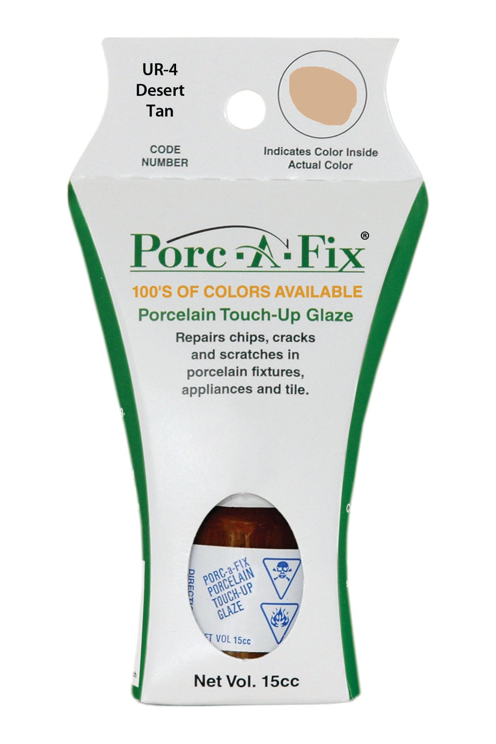 Porc-A-Fix offers a simple, affordable way to repair cracks, scratches and small chips in your porcelain bathroom & kitchen fixtures, appliances and tiles.  It can be used on ceramic, porcelain, cast iron, steel and much more. 