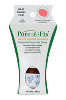 
                Porc-A-Fix offers a simple, affordable way to repair cracks, scratches and small chips in your porcelain bathroom & kitchen fixtures, appliances and tiles.  It can be used on ceramic, porcelain, cast iron, steel and much more. 
              