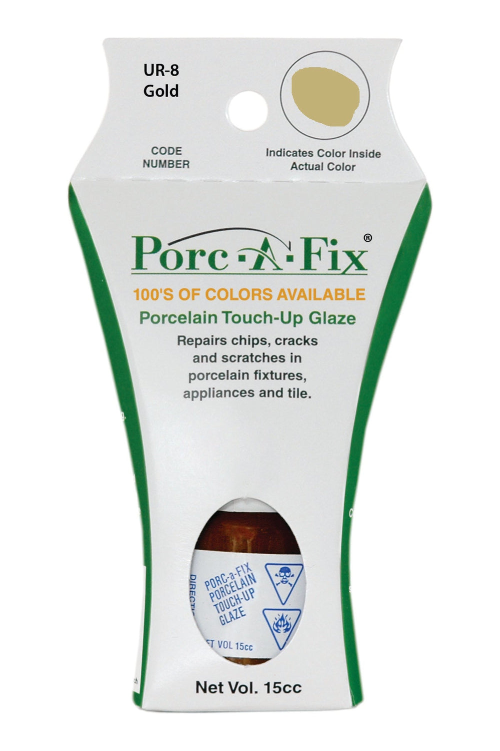 Porc-A-Fix offers a simple, affordable way to repair cracks, scratches and small chips in your porcelain bathroom & kitchen fixtures, appliances and tiles.  It can be used on ceramic, porcelain, cast iron, steel and much more. 