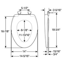
                Find Universal Rundle AVOCADO Elongated Premium: Solid Plastic Slow Close Quick Release Toilet Seat and compatible plumbing parts at DPF-Plumbing.com. Durable, reliable replacements at great prices. Shop now.
              