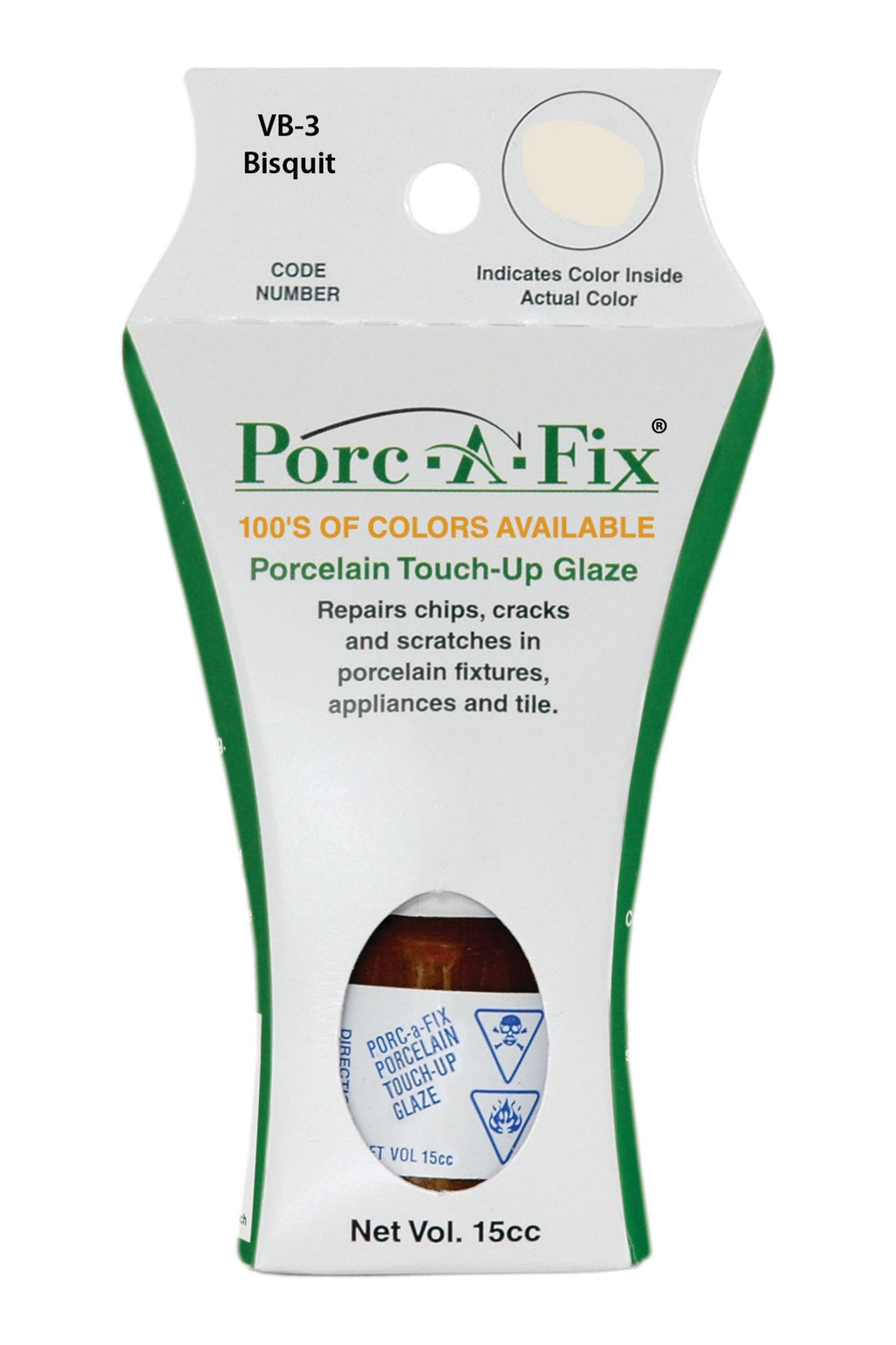 Porc-A-Fix offers a simple, affordable way to repair cracks, scratches and small chips in your porcelain bathroom & kitchen fixtures, appliances and tiles.  It can be used on ceramic, porcelain, cast iron, steel and much more. 