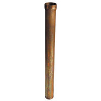 Copper or Brass Overflow Tube for Brass Flush Valve, 1 Inch Or 1-1/8 Inch x 10 Inch, 20 Gauge
