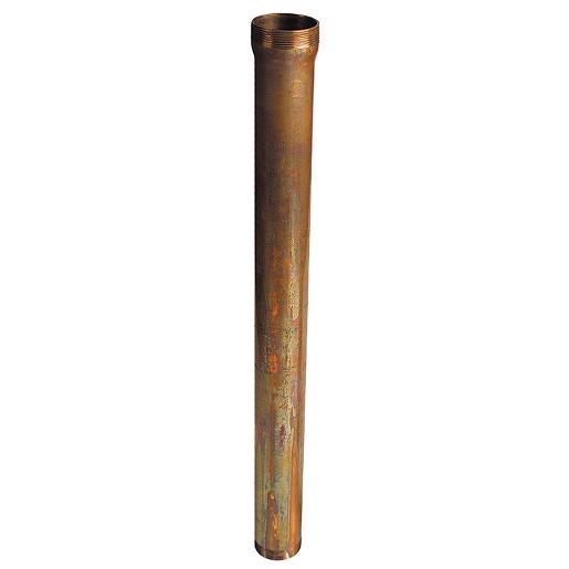 Copper or Brass Overflow Tube for Brass Flush Valve, 1 Inch Or 1-1/8 Inch x 10 Inch, 20 Gauge