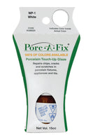 
                Porc-A-Fix offers a simple, affordable way to repair cracks, scratches and small chips in your porcelain bathroom & kitchen fixtures, appliances and tiles.  It can be used on ceramic, porcelain, cast iron, steel and much more. 
              