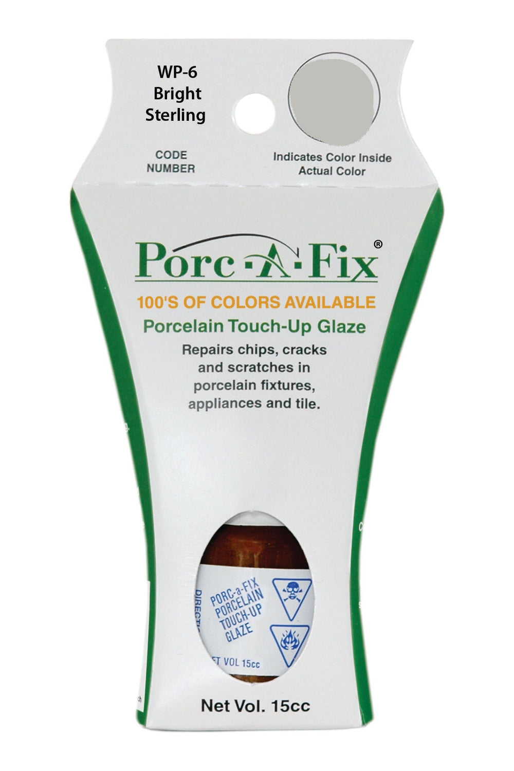 Porc-A-Fix offers a simple, affordable way to repair cracks, scratches and small chips in your porcelain bathroom & kitchen fixtures, appliances and tiles.  It can be used on ceramic, porcelain, cast iron, steel and much more. 