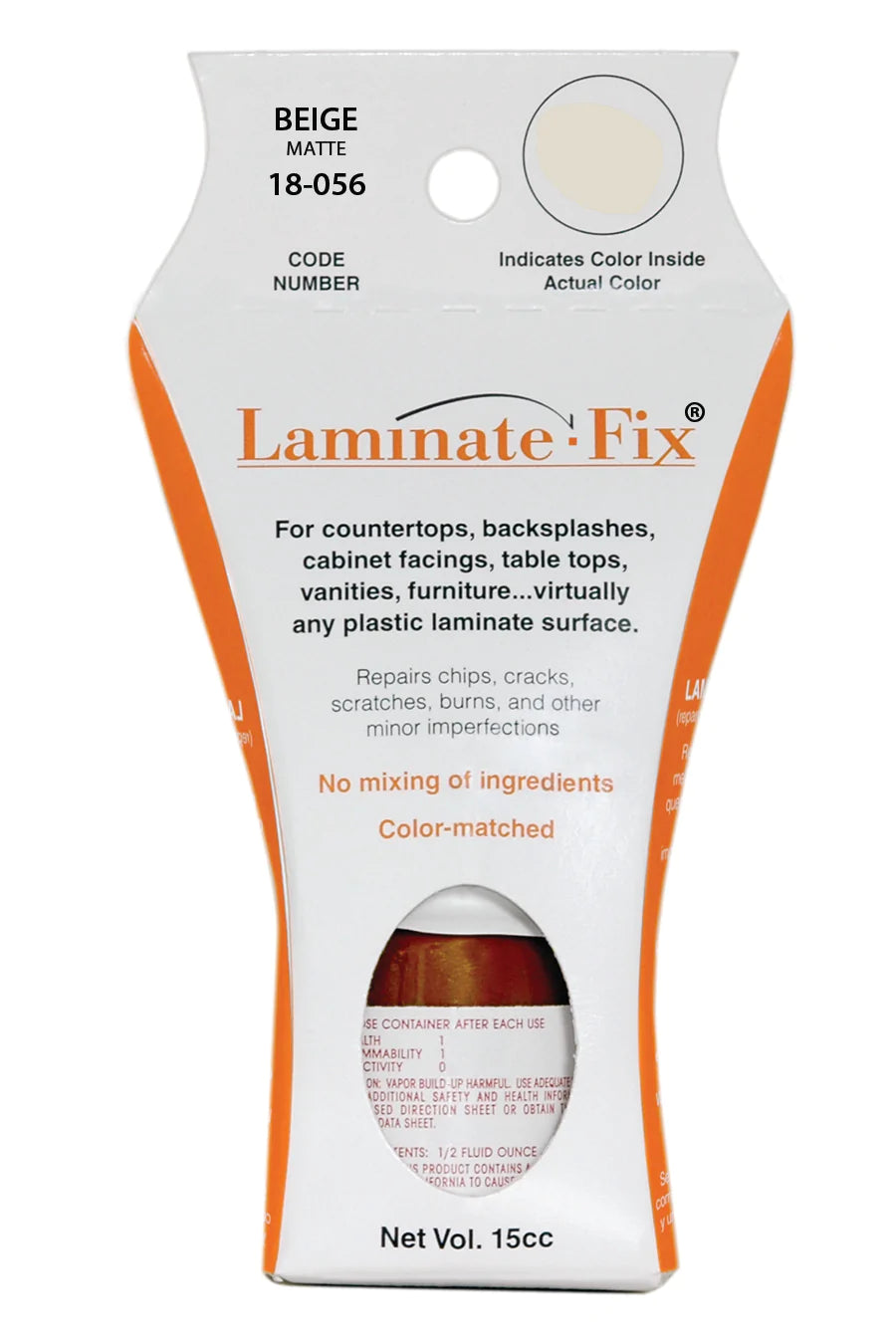 Laminate-Fix® fills and repairs nicks, chips, scratches, burns, small cracks and other minor imperfections on laminate surfaces.