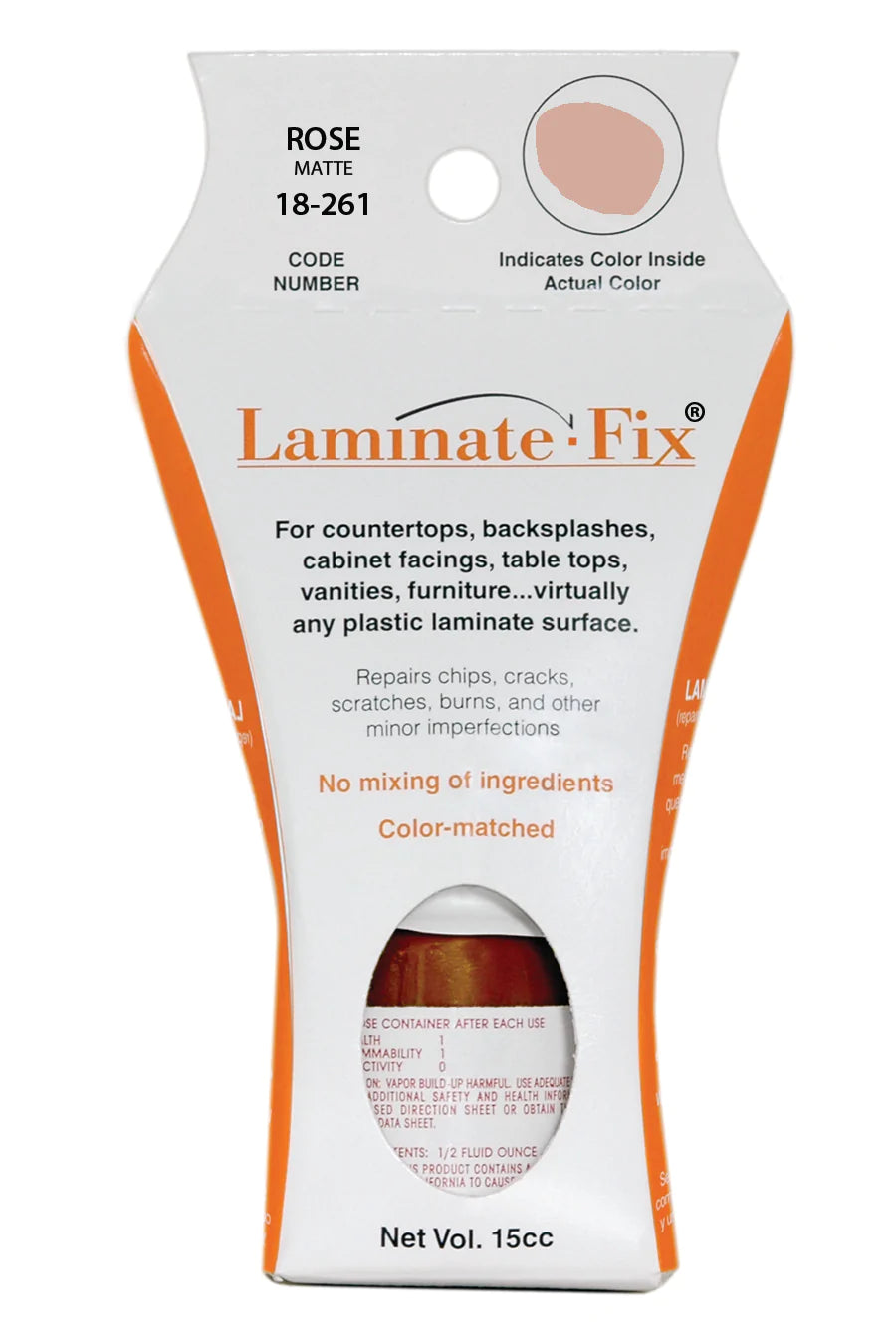 Laminate-Fix® fills and repairs nicks, chips, scratches, burns, small cracks and other minor imperfections on laminate surfaces.