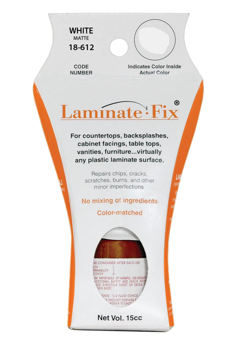 Laminate-Fix® fills and repairs nicks, chips, scratches, burns, small cracks and other minor imperfections on laminate surfaces.