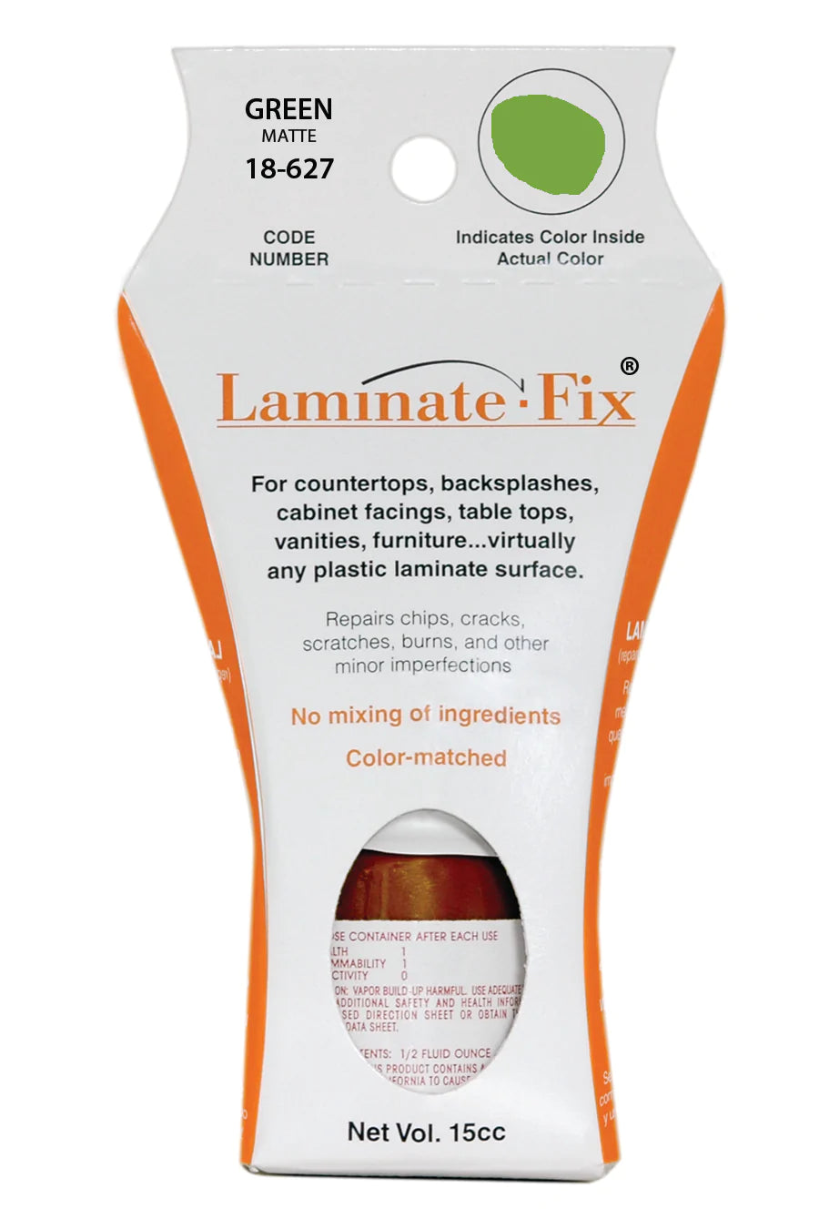 Laminate-Fix® fills and repairs nicks, chips, scratches, burns, small cracks and other minor imperfections on laminate surfaces.