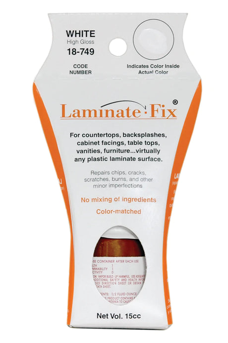 Laminate-Fix® fills and repairs nicks, chips, scratches, burns, small cracks and other minor imperfections on laminate surfaces.