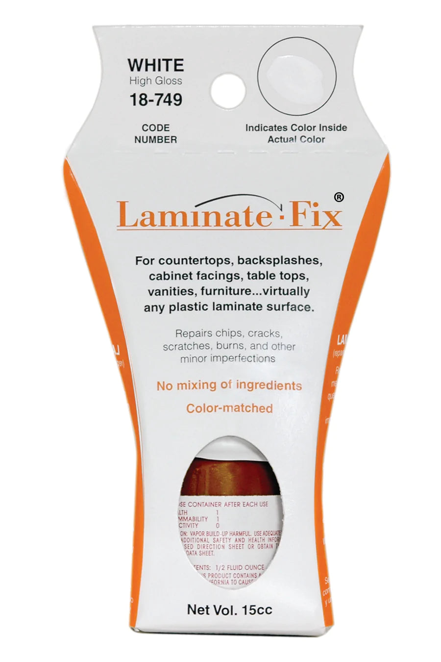 Laminate-Fix® fills and repairs nicks, chips, scratches, burns, small cracks and other minor imperfections on laminate surfaces.