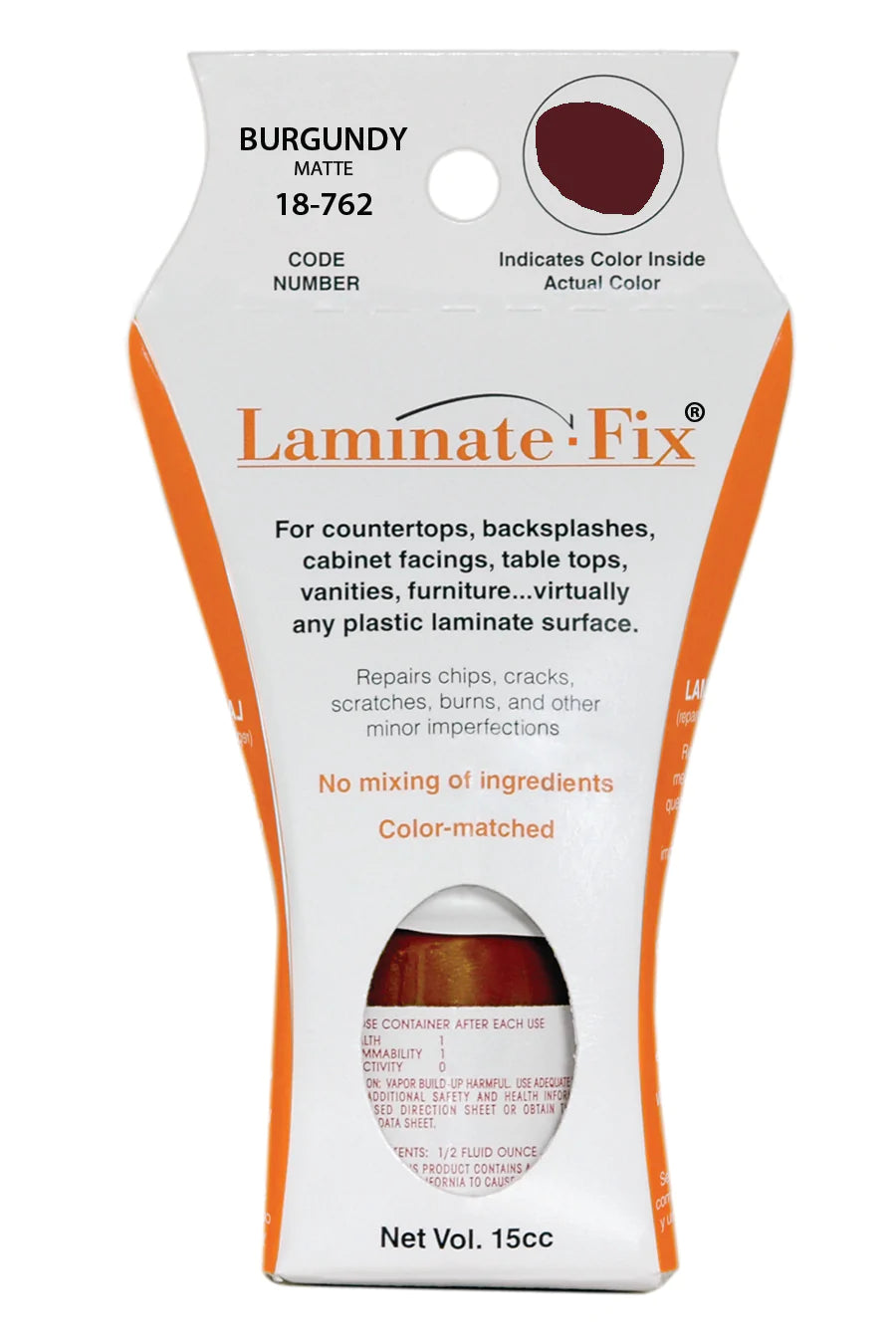 Laminate-Fix® fills and repairs nicks, chips, scratches, burns, small cracks and other minor imperfections on laminate surfaces.