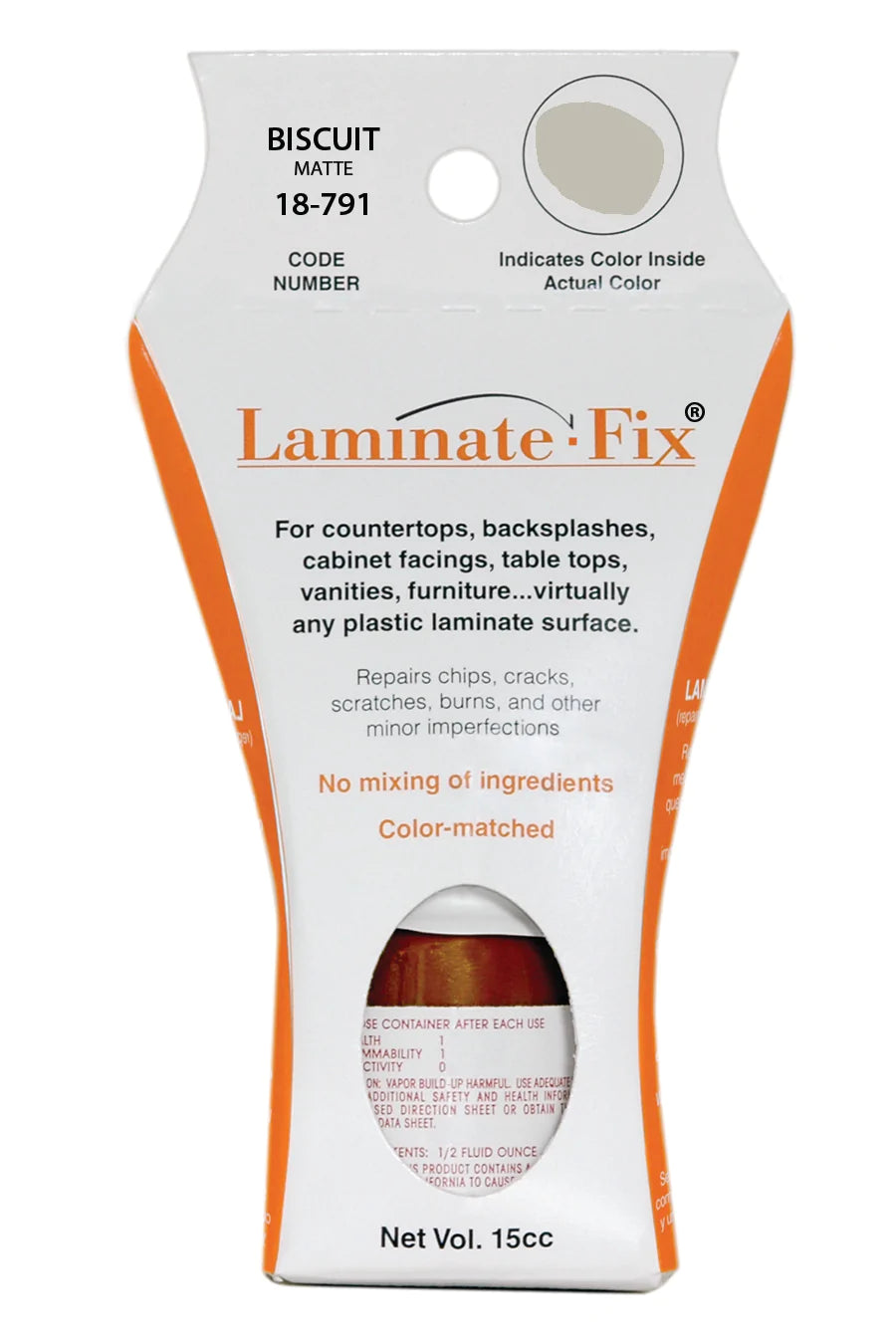 Laminate-Fix® fills and repairs nicks, chips, scratches, burns, small cracks and other minor imperfections on laminate surfaces.