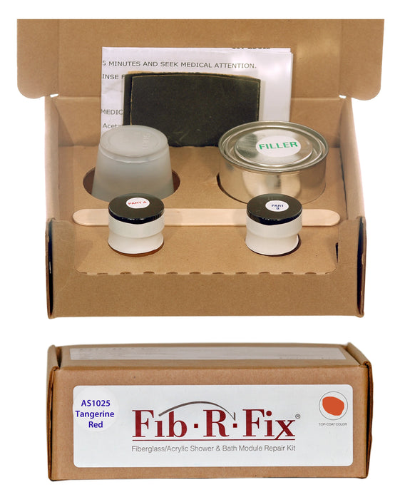 Fiberglass/Acrylic Shower & Bath Module Repair Kit

Repair chips, small cracks and holes in fiberglass and acrylic bathroom fixtures.
Specific color matches to bathroom fixture manufacture’s specifications.
