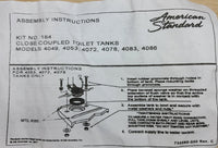 
                American Standard OEM Close Couple Kit 047188-0070A
              
