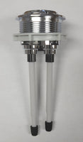 
                Briggs Dual Flush Push Button Toilet Tank Handle  - CHROME
              