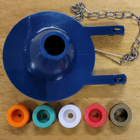 Replacement 2" Blue Flapper With Baffles