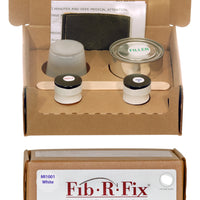 Fiberglass/Acrylic Shower & Bath Module Repair Kit

Repair chips, small cracks and holes in fiberglass and acrylic bathroom fixtures.
Specific color matches to bathroom fixture manufacture’s specifications.
