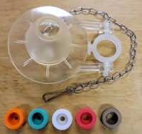 
                Replacement 2" Clear Flappers With Baffles & Clamps - DPF-Plumbing
              