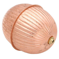Copper Ballcock Tank Float Ball, 4" x 5"